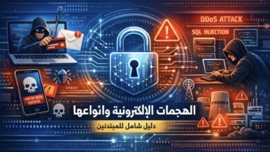 الهجمات الإلكترونية وأنواعها