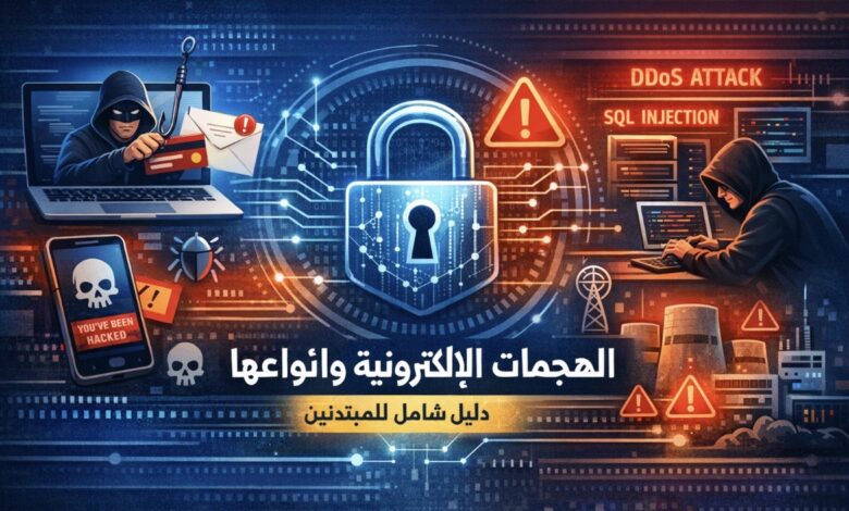 الهجمات الإلكترونية وأنواعها